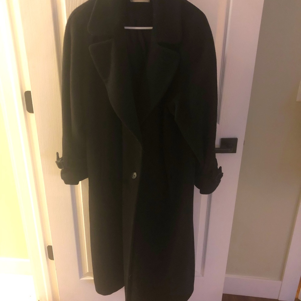 Full length Calvin Klein wool coat